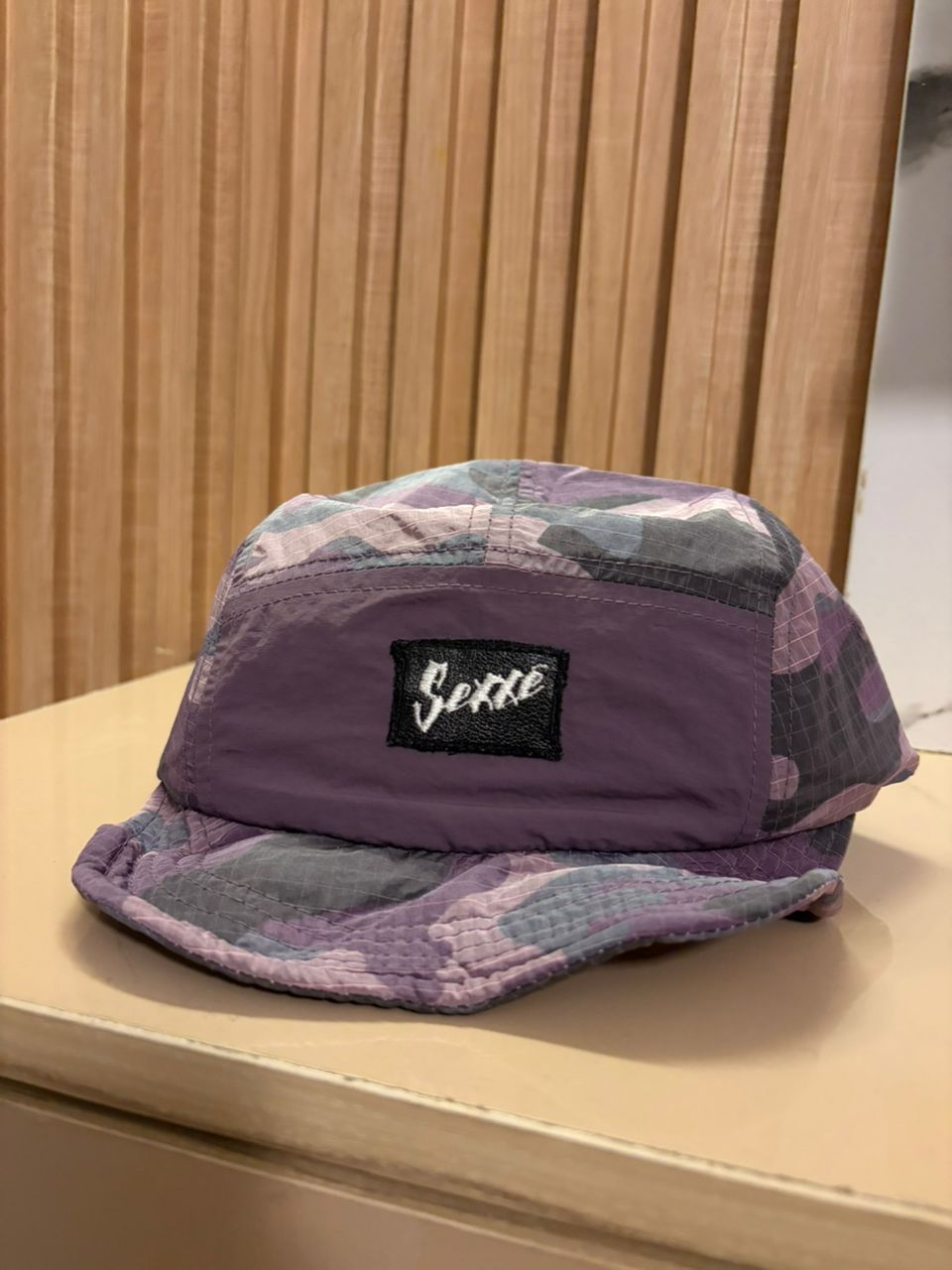 Sexxe Purple Camo 5-Panel Cap